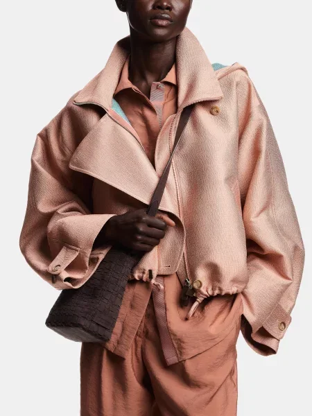 Сорочка повсякденна Emporio Armani модал/поліестер рожевий