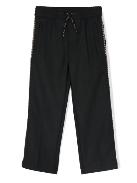 Spodnie dziecięce Lanvin Enfant czarne