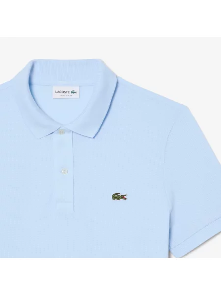 Lacoste поло чоловіче Slim Fit блакитне