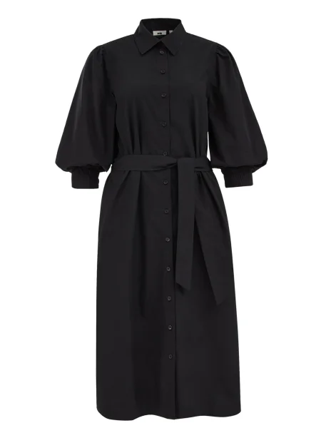 WE Fashion Rochie tip bluză negru