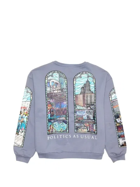 Hanorac crewneck Who Decides War gri