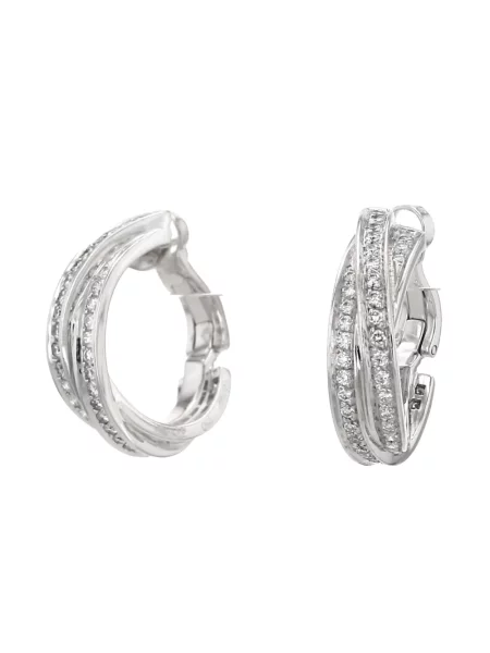 Cercei Cartier alb