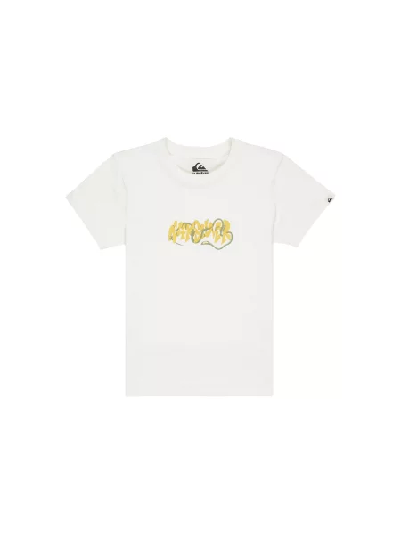 Quiksilver T-Shirt Ev Bloomsday Regular Fit λευκό