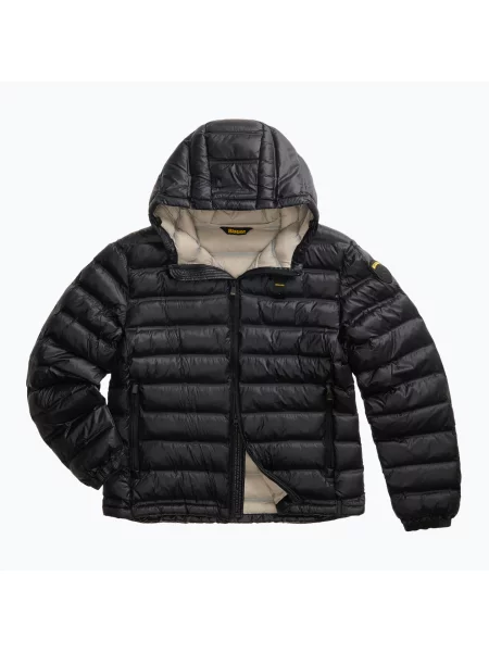 Geacă pentru bărbați Blauer USA Charles black inside mist grey negru