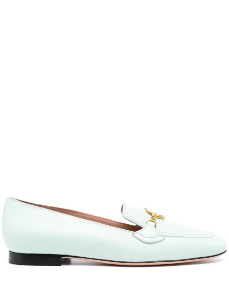 Pantofi loafer Bally din piele verde