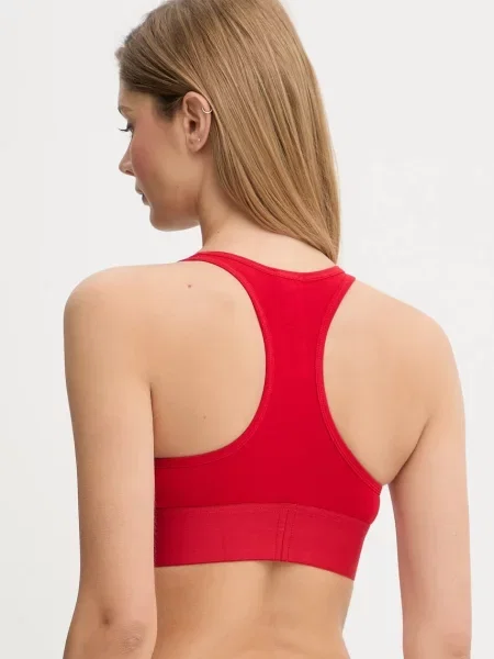 Diesel Sportovní podprsenka UFSB-COTTON-RACE-BRALETTE červená