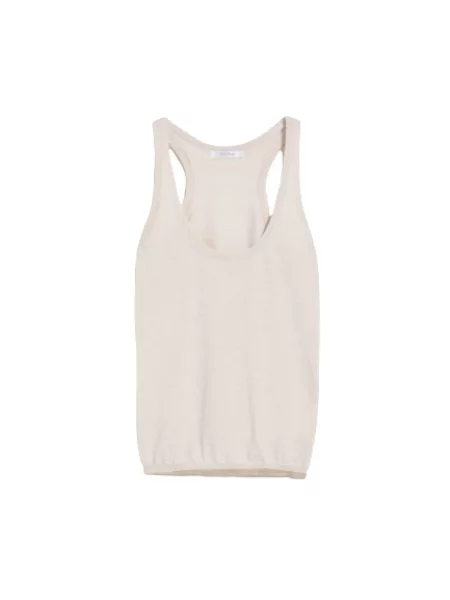 Top Max Mara z kaszmiru beżowy