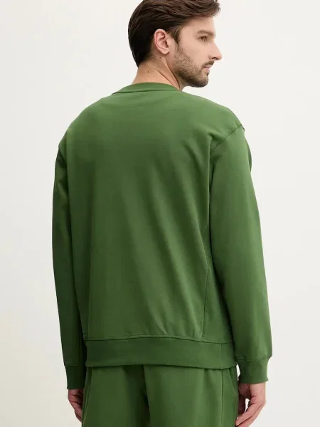 Pulóver New Balance Athletics French Terry Crew Dark Alpine Green XL zöld