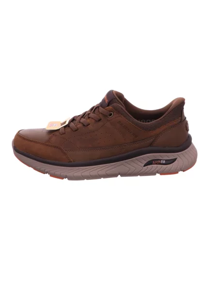 Sneakersy Skechers brązowe