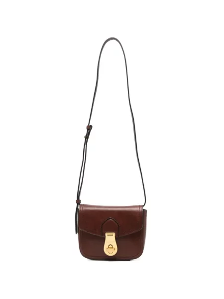 Geanta crossbody The Bridge din piele maro
