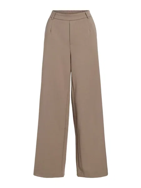 VILA Pantaloni VIVarone cappuccino maro