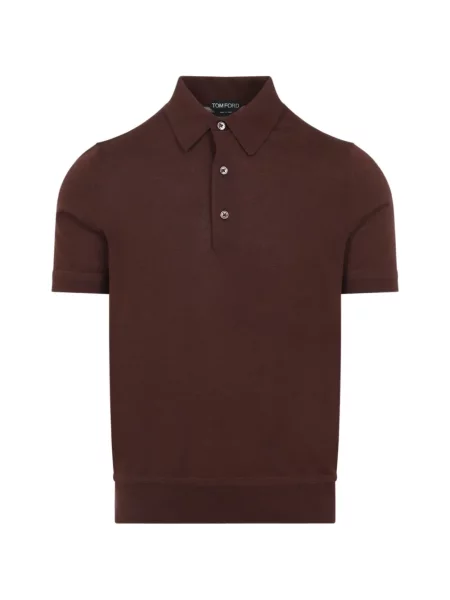 Polo Tom Ford din cașmir maro