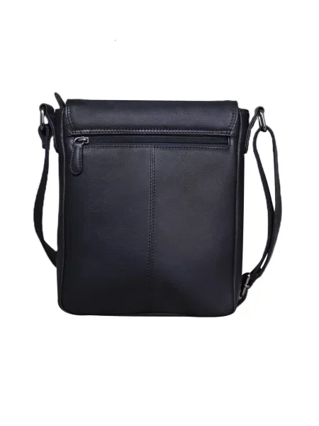 RoyalBag Мессенджер Шкіра чорний
