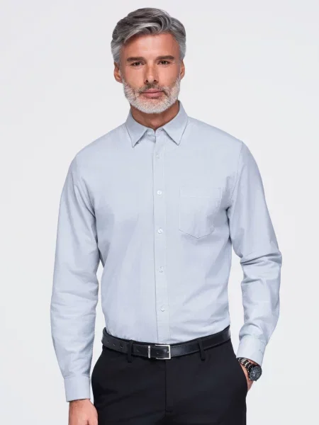 Ombre Cămașă deschis albastru