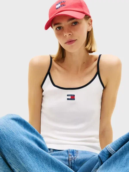 Топ Tommy Jeans білий