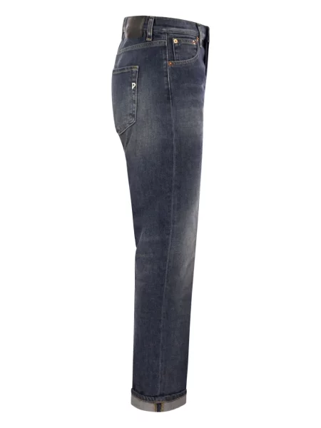 Pantaloni Dondup cu 5 buzunare albastru