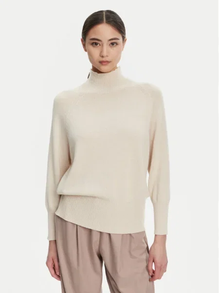 Marella Bluză cu gât Ismaele Oversize bej