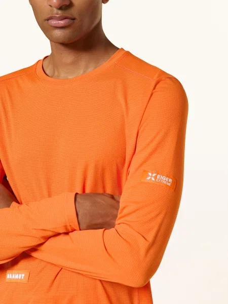 Mammut Koszulka Z Długim Rękawem Eiger Nordwand orange pomarańczowy