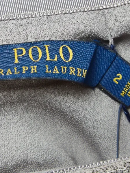 Lanena majica s kapuljačom Polo Ralph Lauren kuglice siva