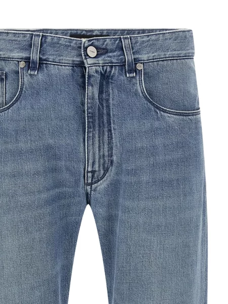Blugi Fendi cu 5 buzunare albastru