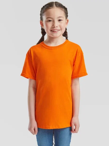 Tricou copii Fruit Of The Loom portocaliu