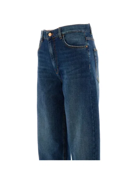 Blugi cu picior larg 3x1 albastru