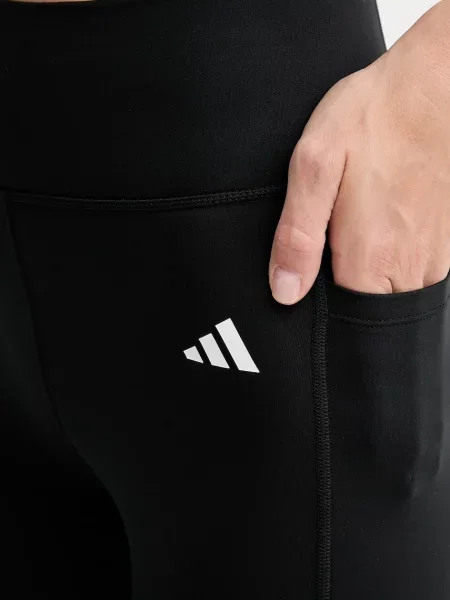 Однотонные леггинсы Adidas Performance черные
