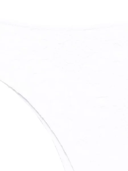 Bikini Farm Rio cu broderie cu model floral alb
