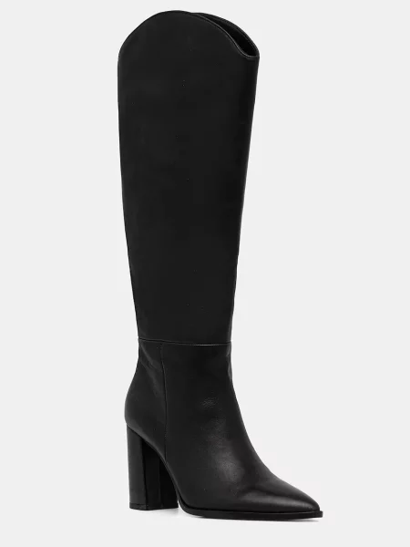 Steve Madden ghete de piele Bixby cu drept negru