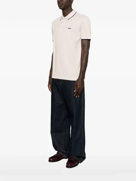 Tricou polo Boss cu broderie