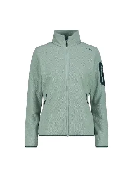 Kurtka polarowa CMP Knit-Tech – JADE-TREK GREEN zielona
