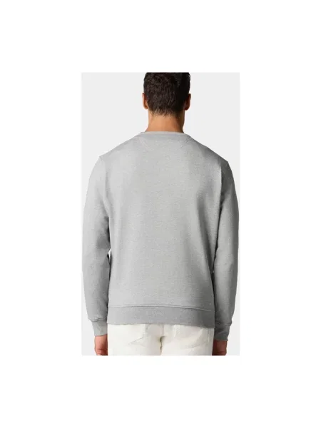 Haftowana bluza nierozpinana Brooks Brothers polarowa szara