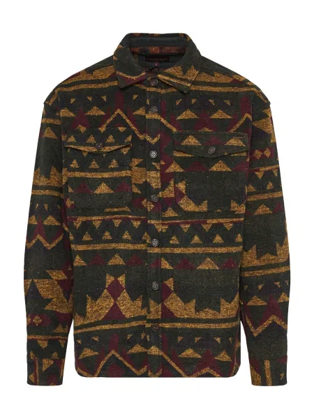 Funky Buddha Geacă de primăvară-toamnă / ruginiu / oliv maro