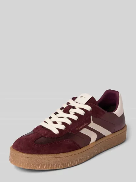 Sneakersy z prawdziwej skóry Tamaris