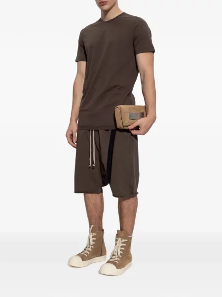 Тениска Rick Owens Drkshdw с кръгло деколте кафяво