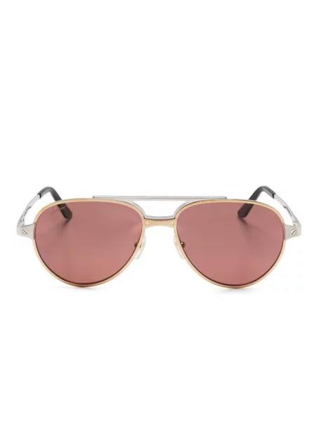 Ochelari de soare Cartier Eyewear argintiu