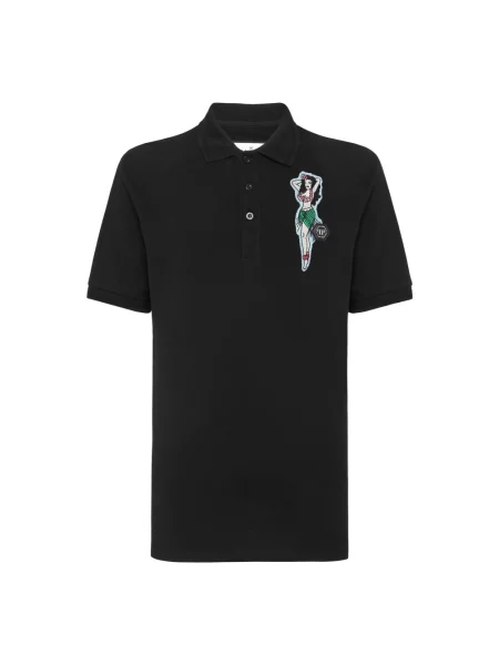Koszulka polo Philipp Plein czarna