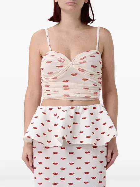 Top Fiorucci cu imagine roșu