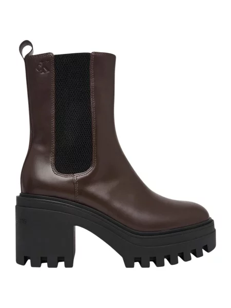 Chunky chelsea boots Calvin Klein Jeans hnedá