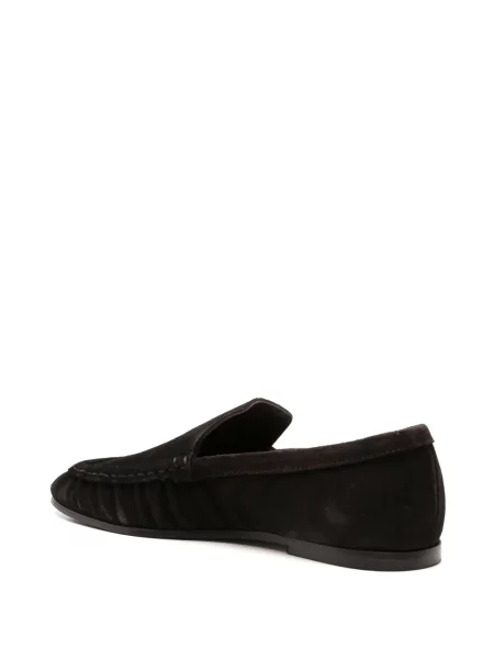 Loafers By Malene Birger σουέντ με βολάν καφέ