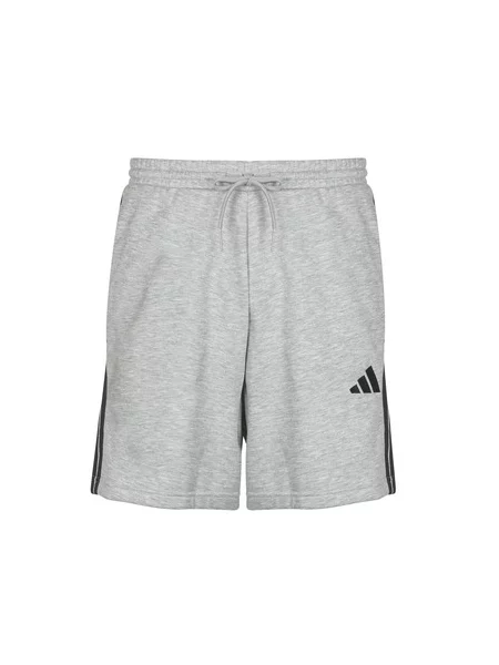 Frotir bermuda kratke hlače Adidas s črtami siva