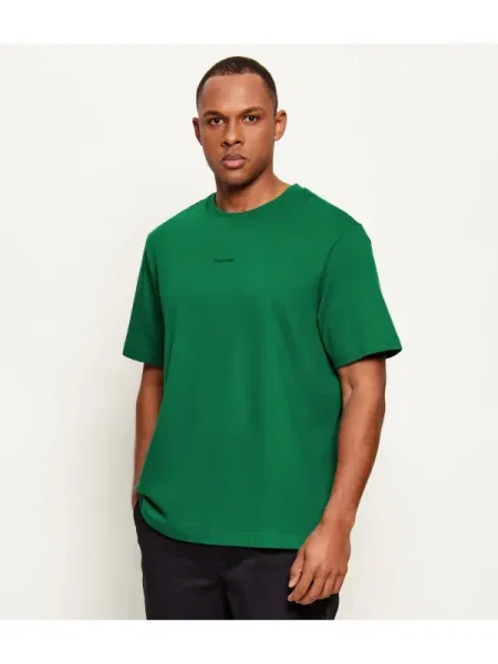 Calvin Klein Tricou | Relaxed fit | stretch pique verde