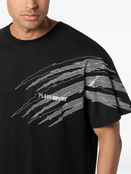 Tricou Plein Sport cu imagine negru