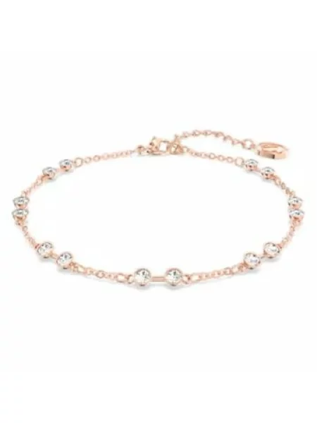 Bransoletka Swarovski różowa