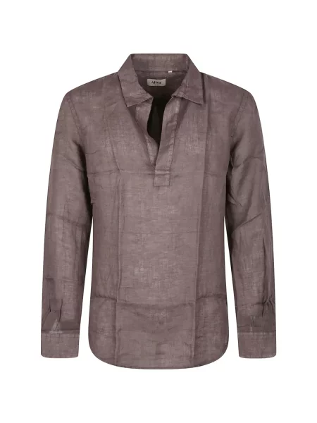 Długa koszula Altea brązowa