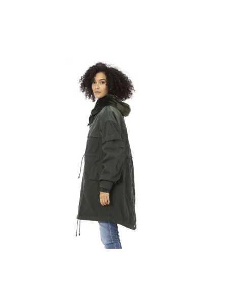 Długa parka Mr&mrs Italy zielona