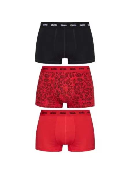 Boxeri Diesel cu imagine cu model paisley negru