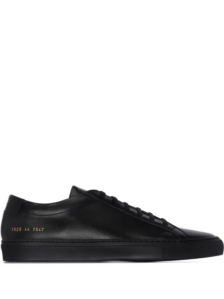 Sneakerși Common Projects din piele negru
