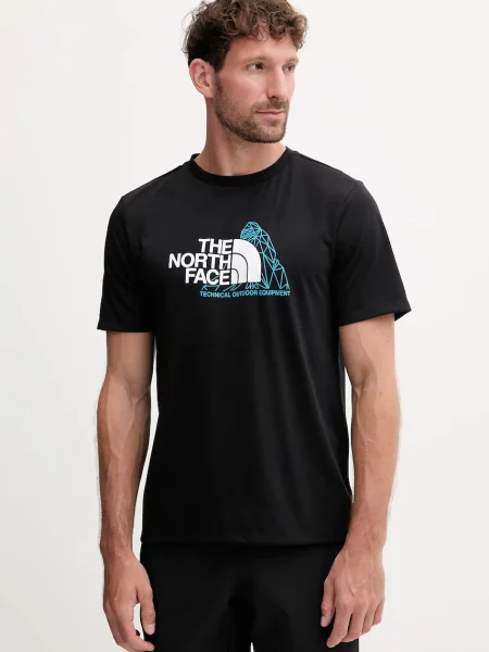 Sportovní tričko The North Face Mountain Foundation černá