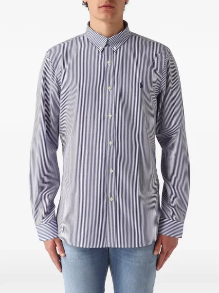 Cămașă Polo Ralph Lauren cu dungi violet